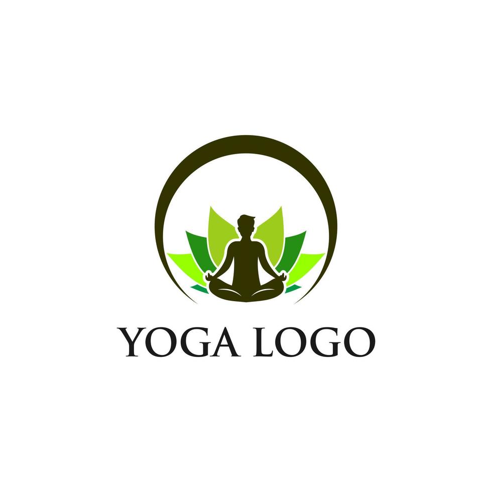 Yoga Logo design Vector Template
