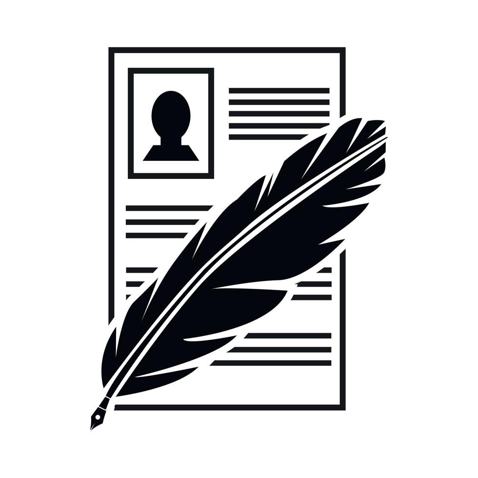 Document black icon vector