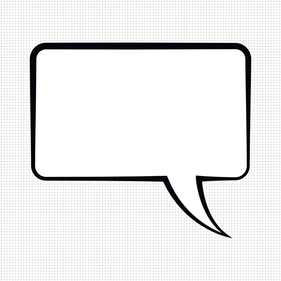 Comic speech bubble vector