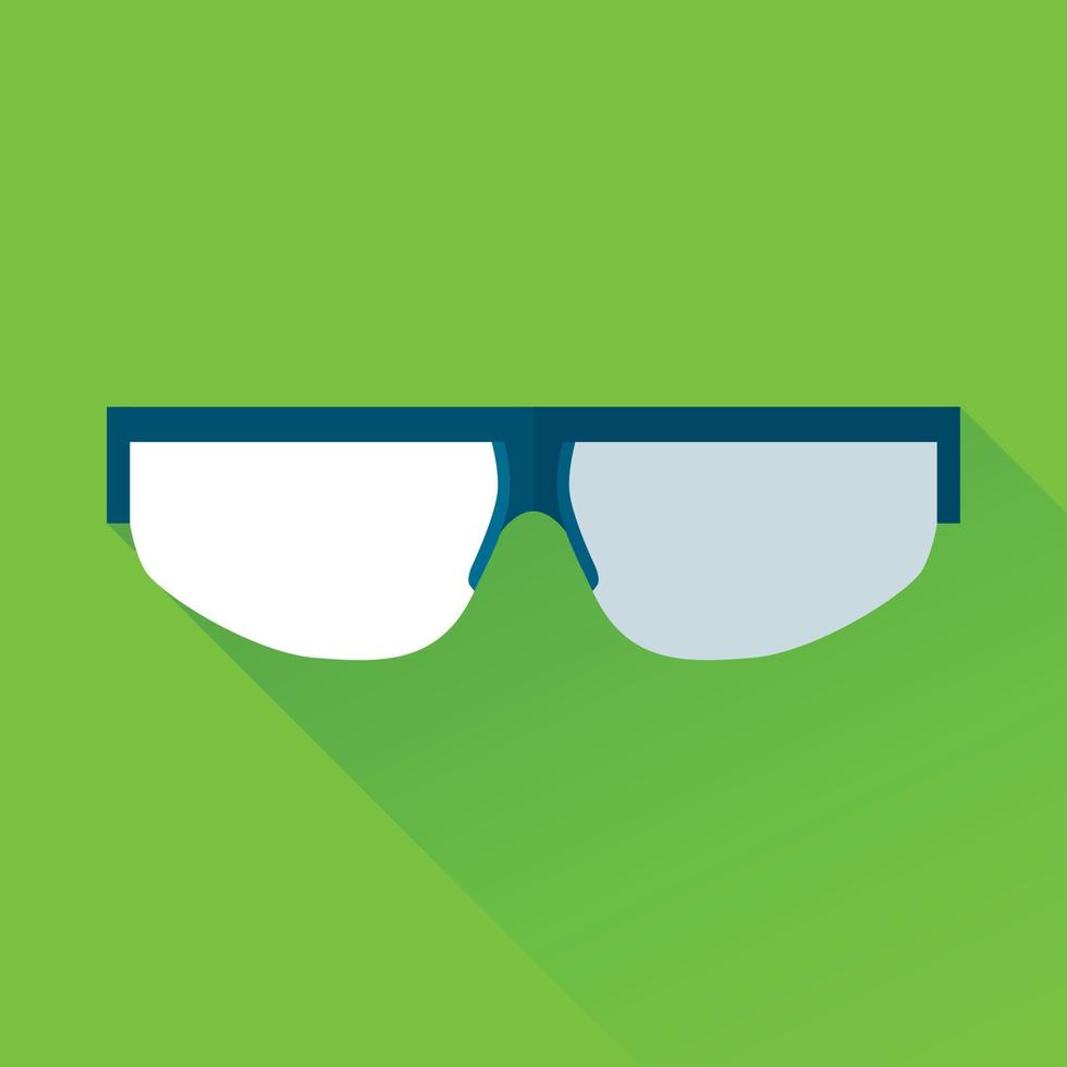 Safety goggles flat color icon vector
