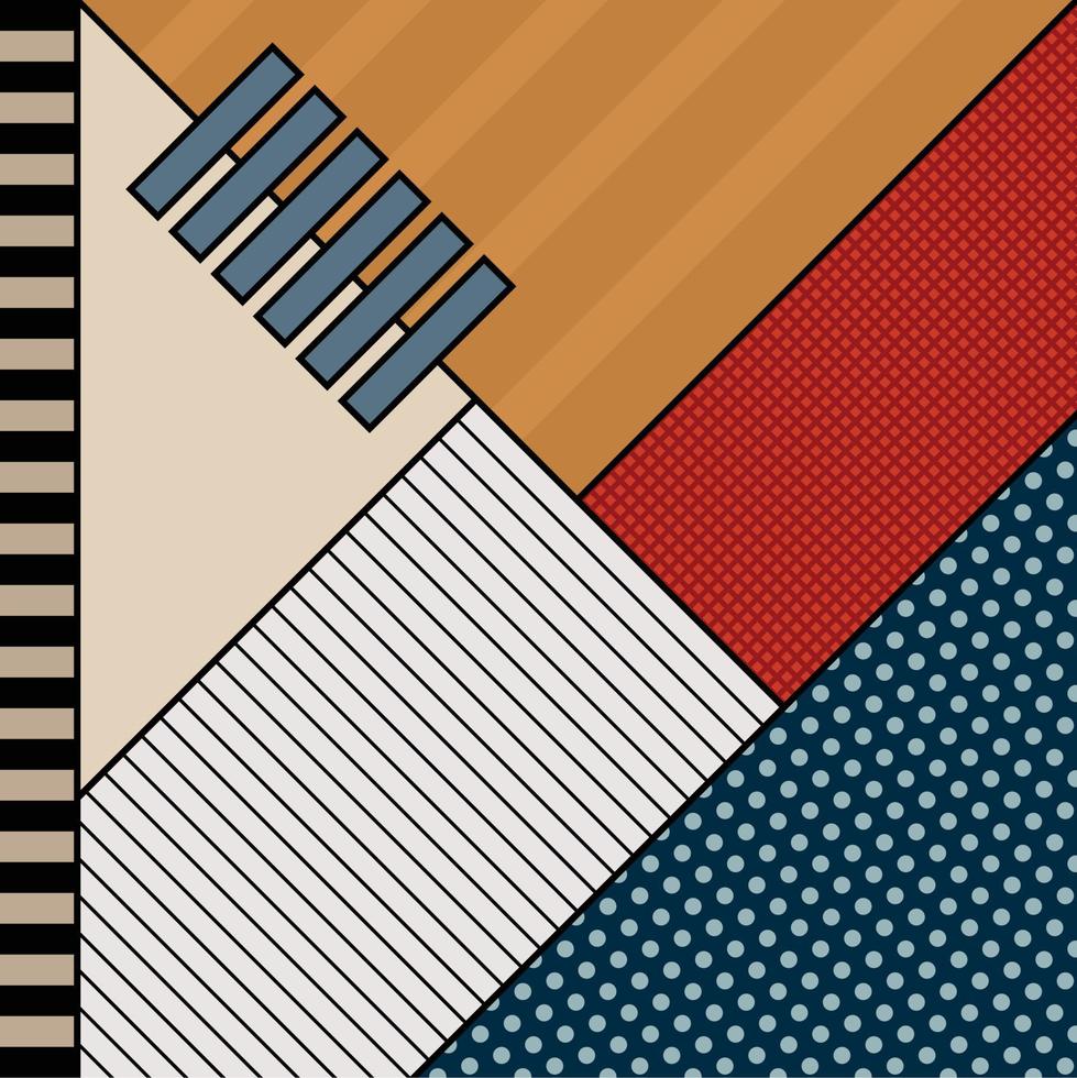 design for hijab or scarf vector