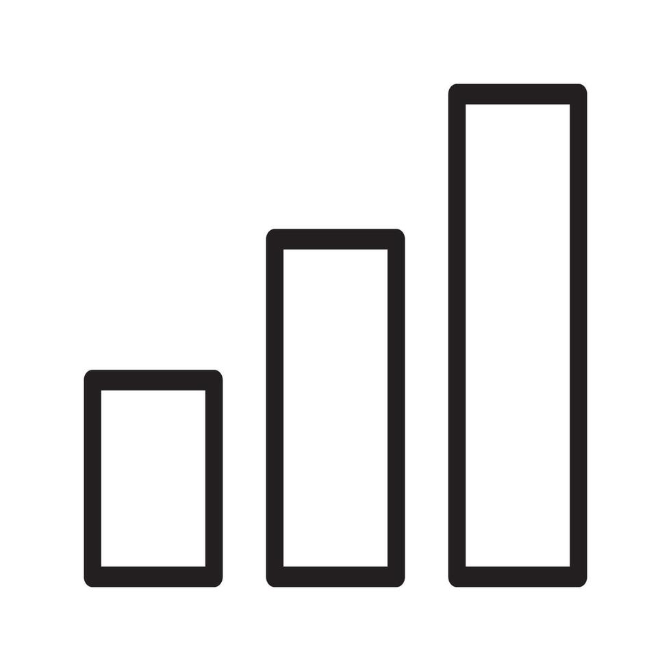 Growth statistics business icon vector
