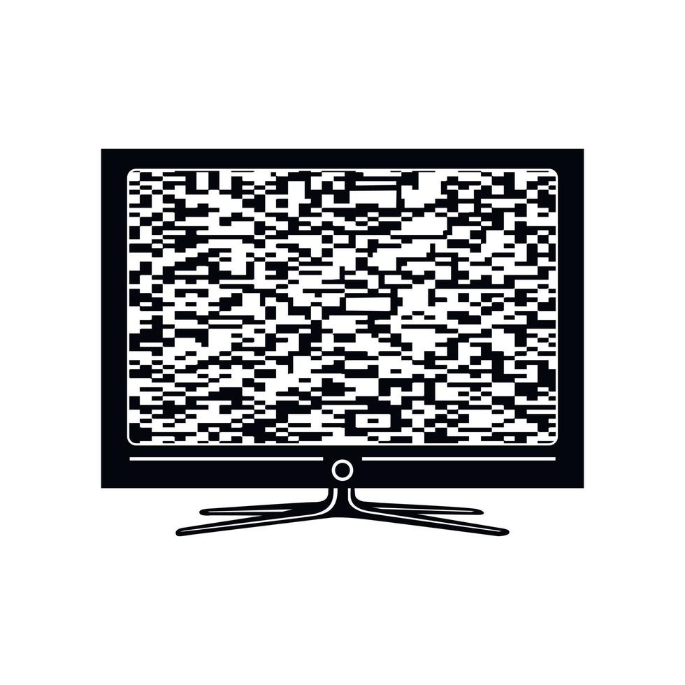 Tv simple icon vector