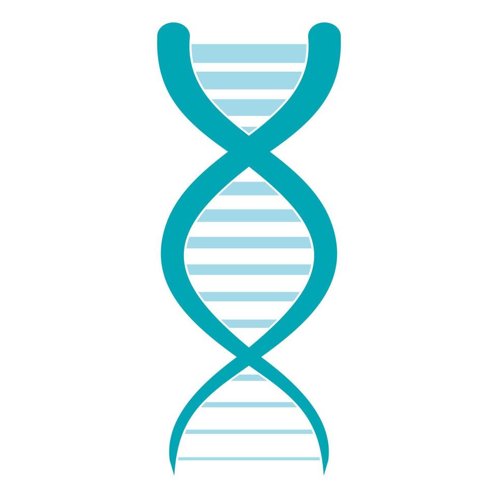 DNA and molecule icon vector