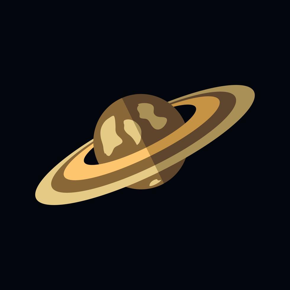 New Saturn sign vector