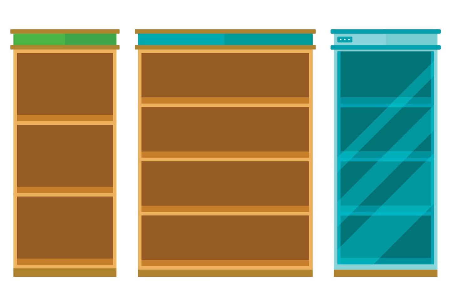 Store rack icon flat vector. Cafe building vector