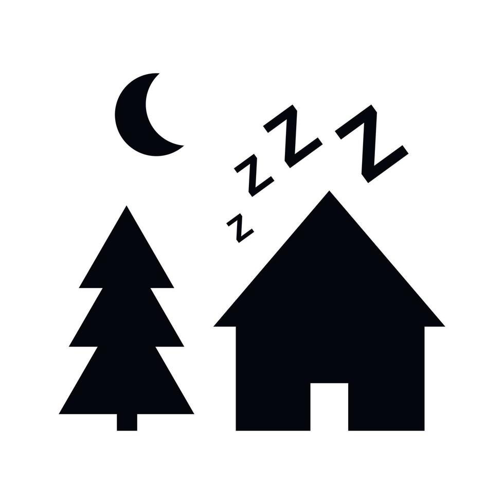 Dream village icon vector