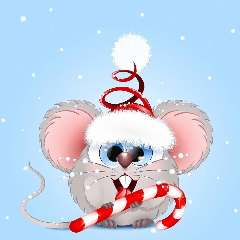 ratón divertido de dibujos animados santa claus con bastón de caramelo dulce bajo la nieve. 13980790 Vector en Vecteezy ratón divertido de dibujos animados santa claus con bastón de caramelo dulce bajo la nieve. 13980790 Vector en Vecteezy