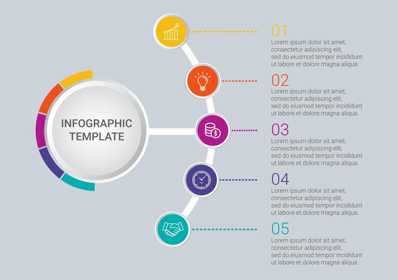 Infographic template designs vector