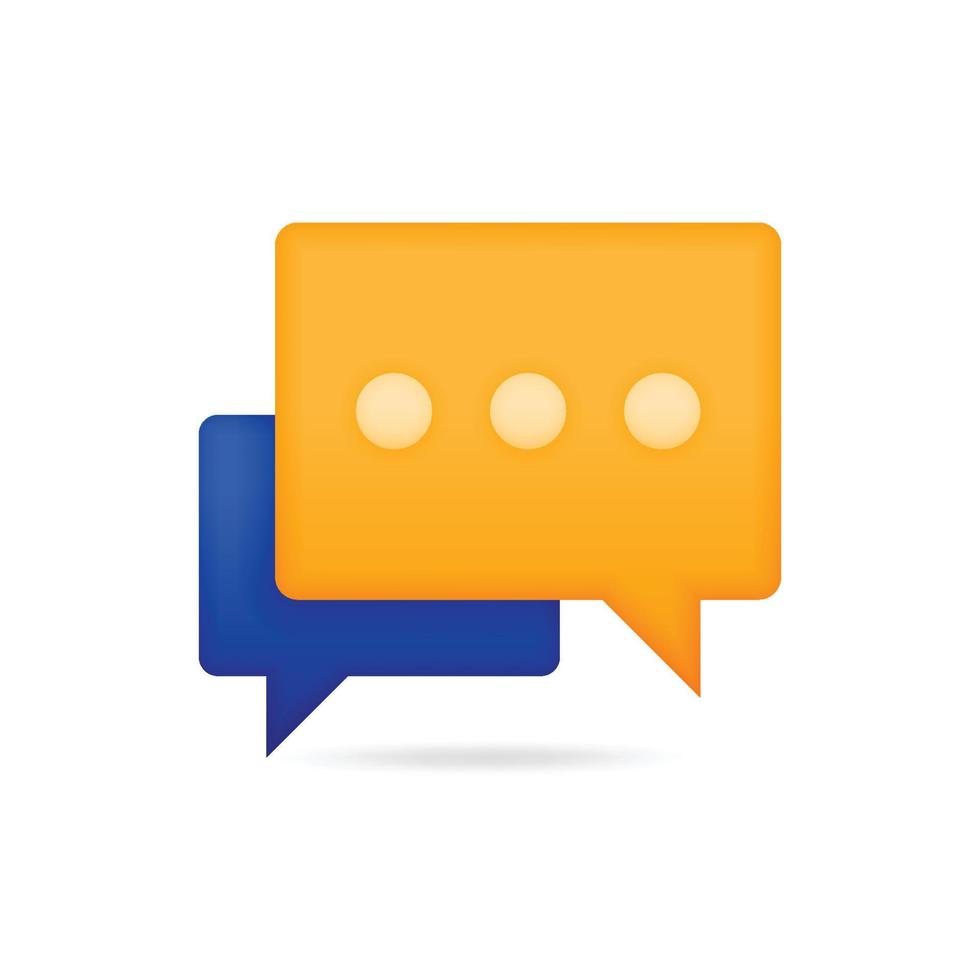 Icon For Conversation and Discussion. Icons for chatting and messaging. Speak and dialogue icon. Can be used for businesses, websites, mobile apps, posters, ads flyers, banners vector