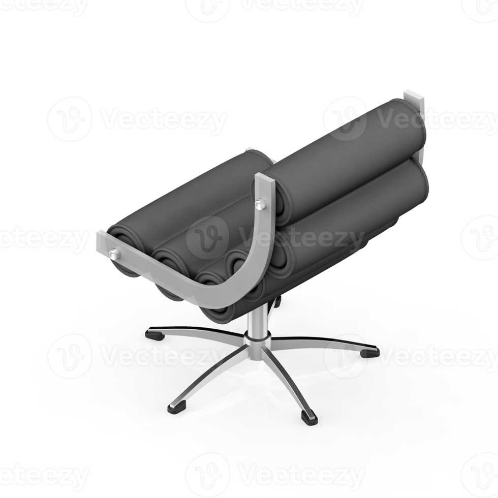 Isometric Chair 3D isolated rendering png