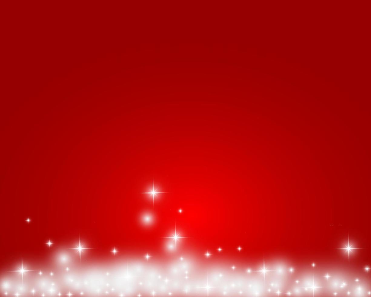 Christmas red shiny background with snowflakes and stars vector