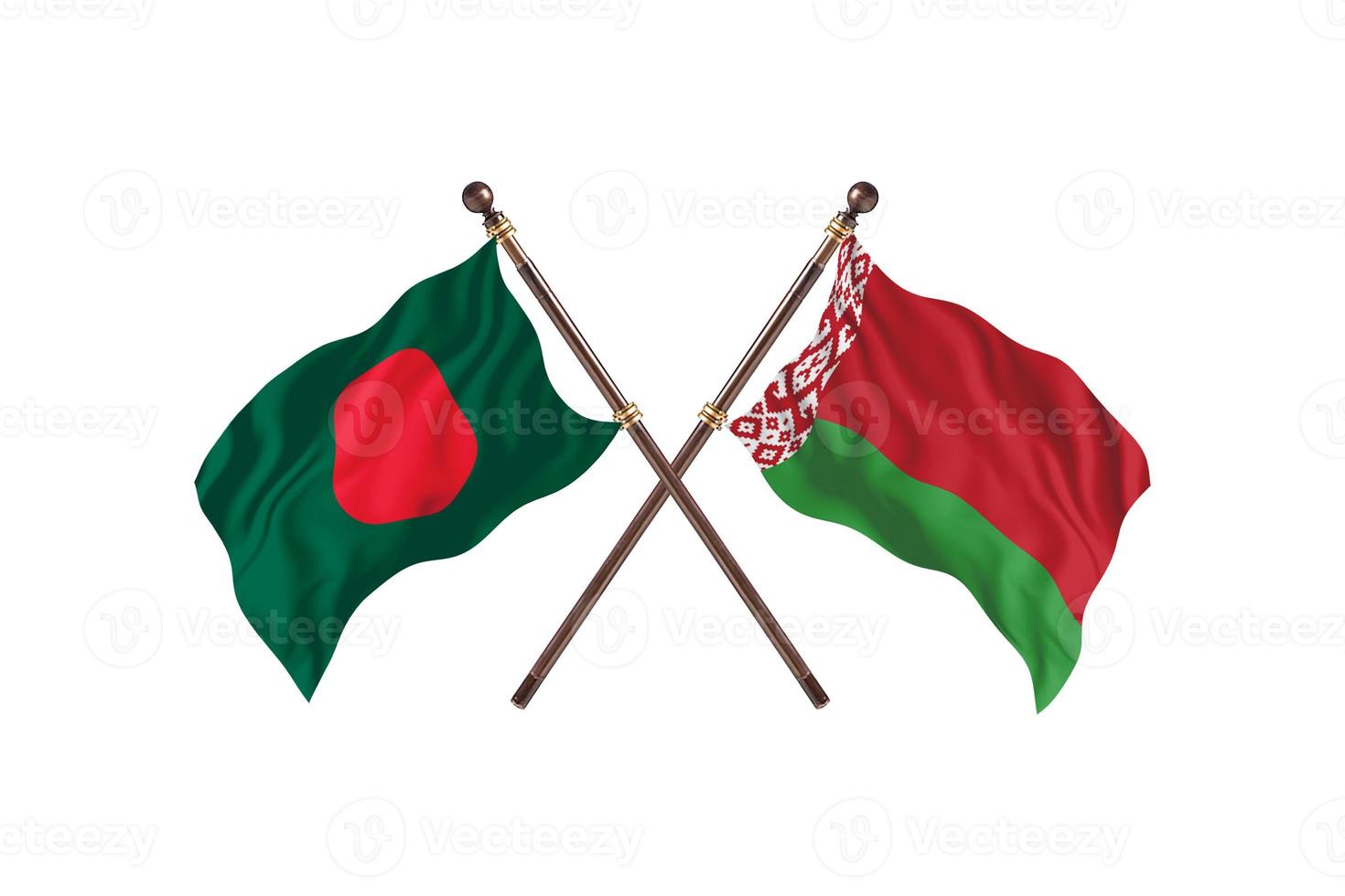 Bangladesh versus Belarus Two Country Flags photo