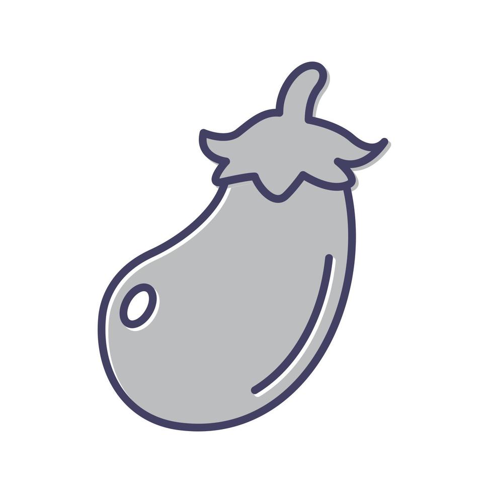 Eggplant Vector Icon