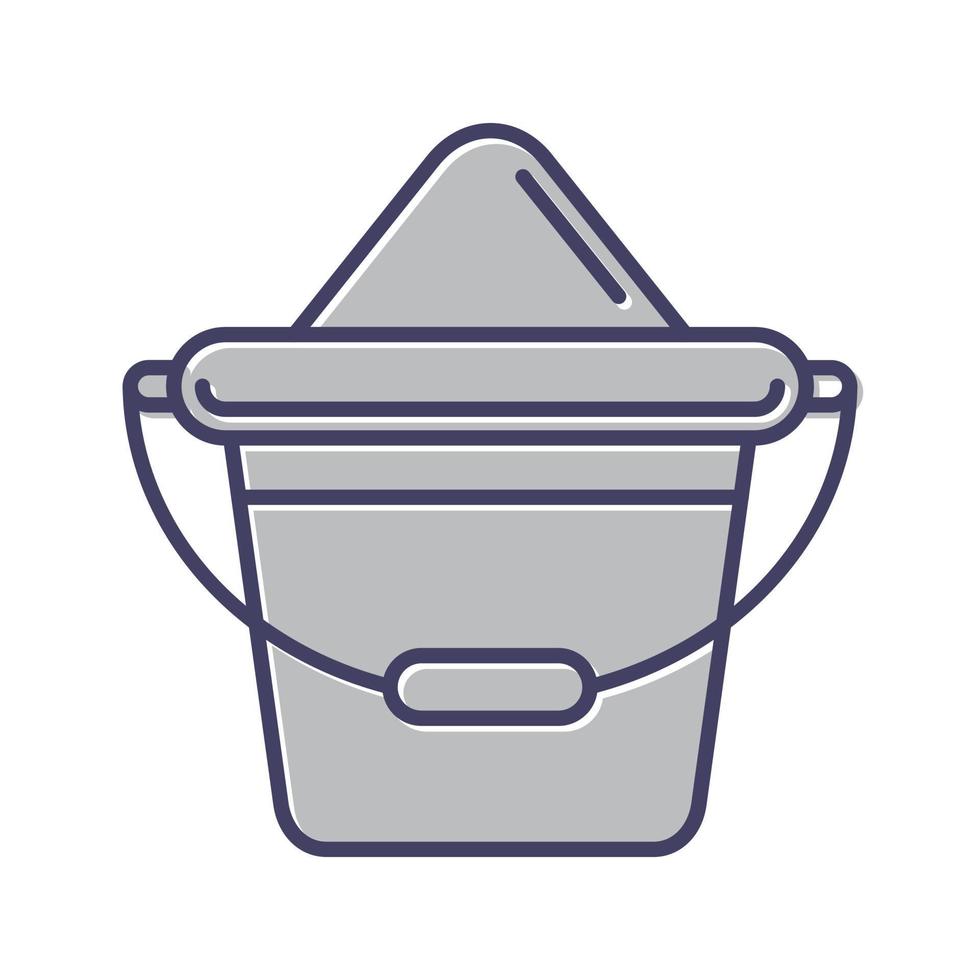 Sand Bucket Vector Icon