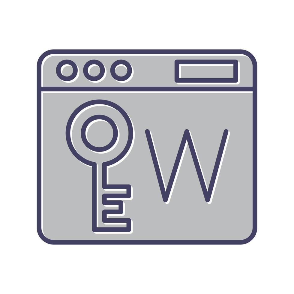 Keyworld Vector Icon