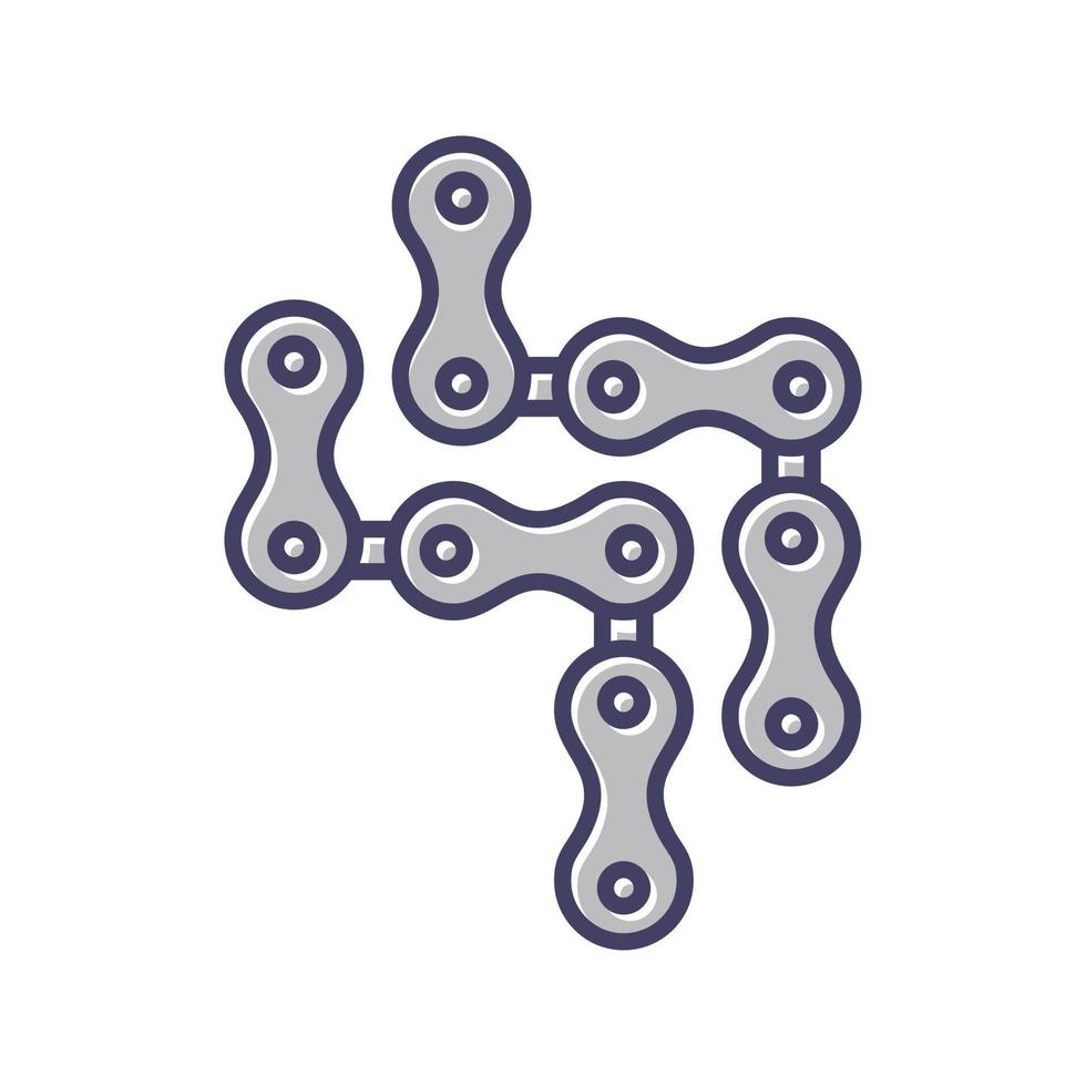 Cycle Chain Vector Icon