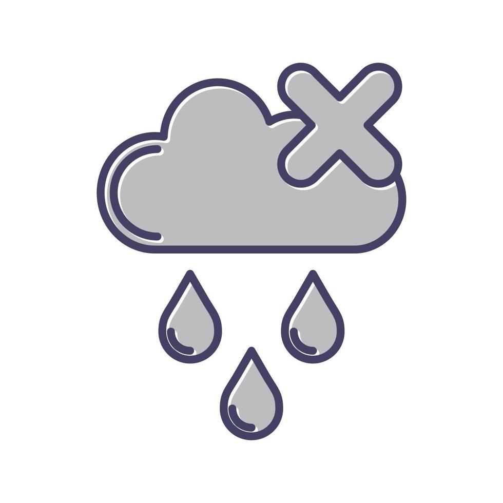 No Rain Vector Icon