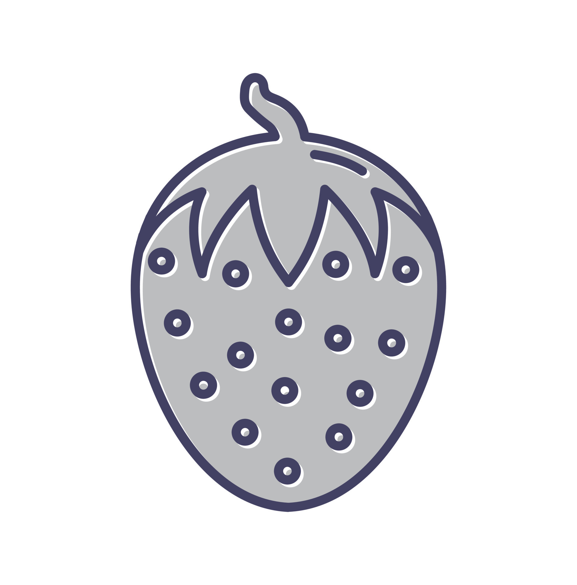 Strawberry Vector Icon 13987754 Vector Art at Vecteezy