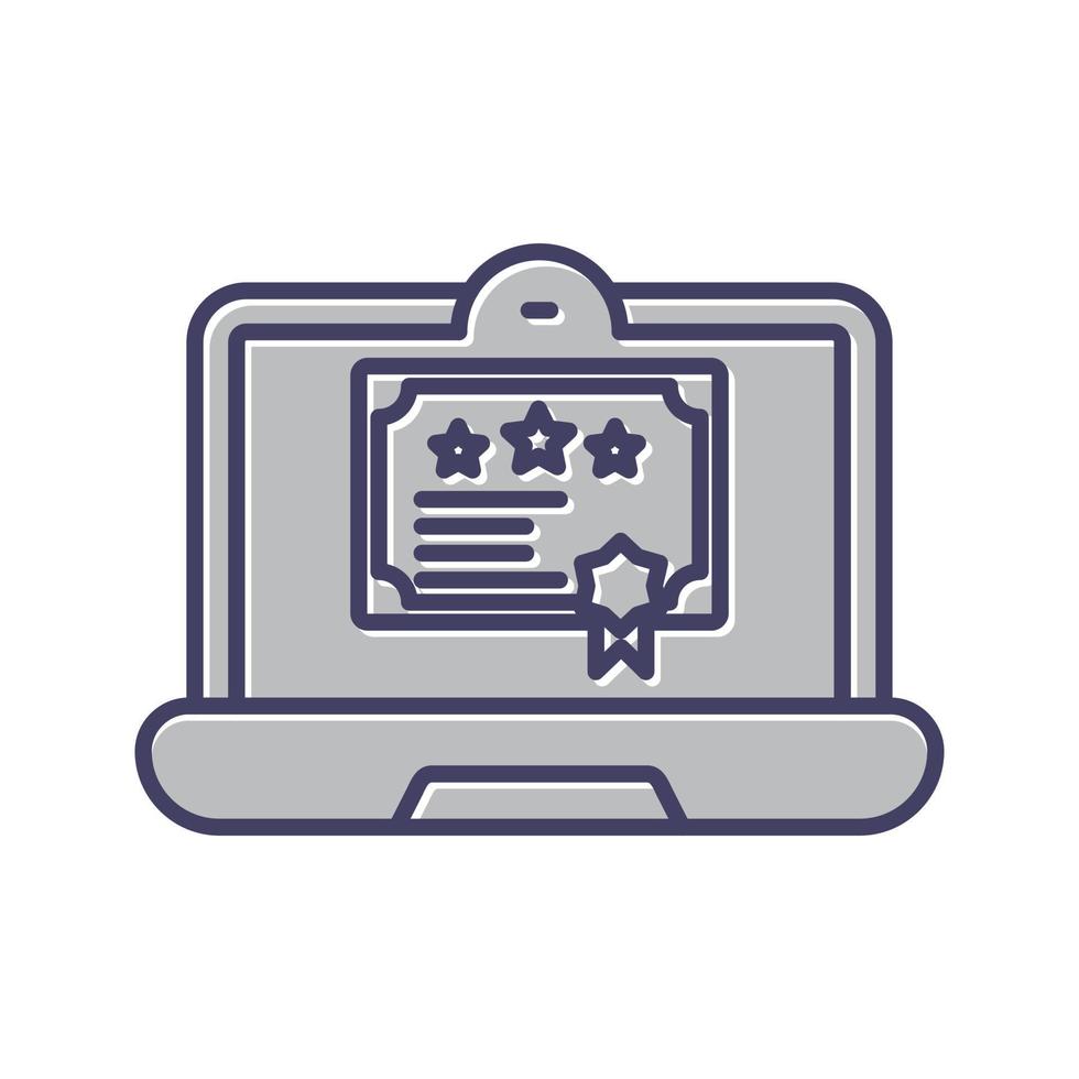 Digital Certificate Vector Icon