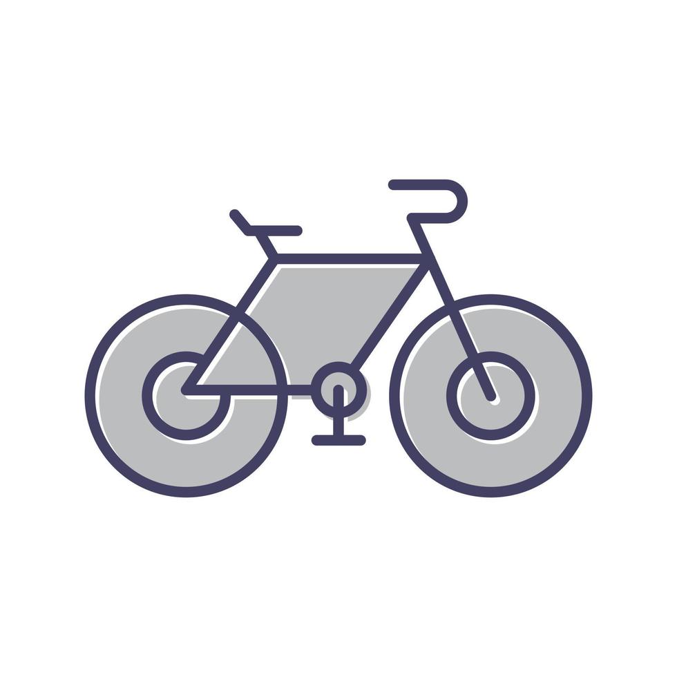 icono de vector de bicicleta