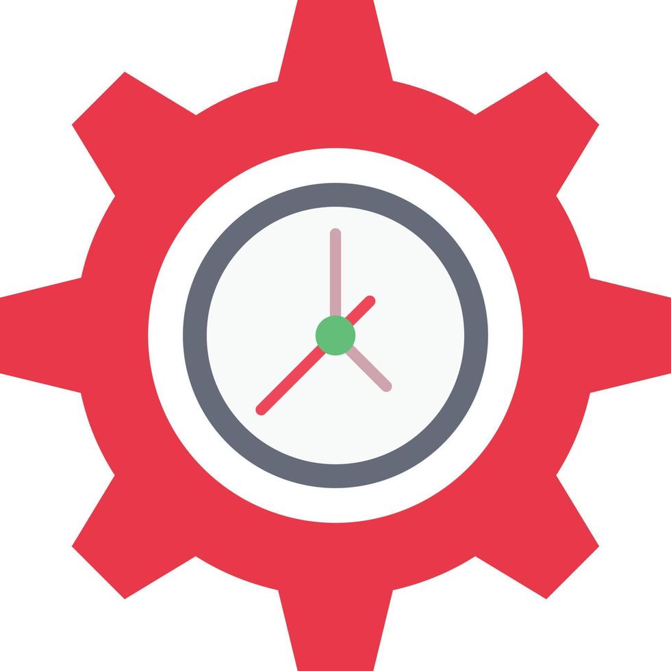 ilustración vectorial de configuración de tiempo en un fondo. símbolos de calidad premium. iconos vectoriales para concepto y diseño gráfico. vector