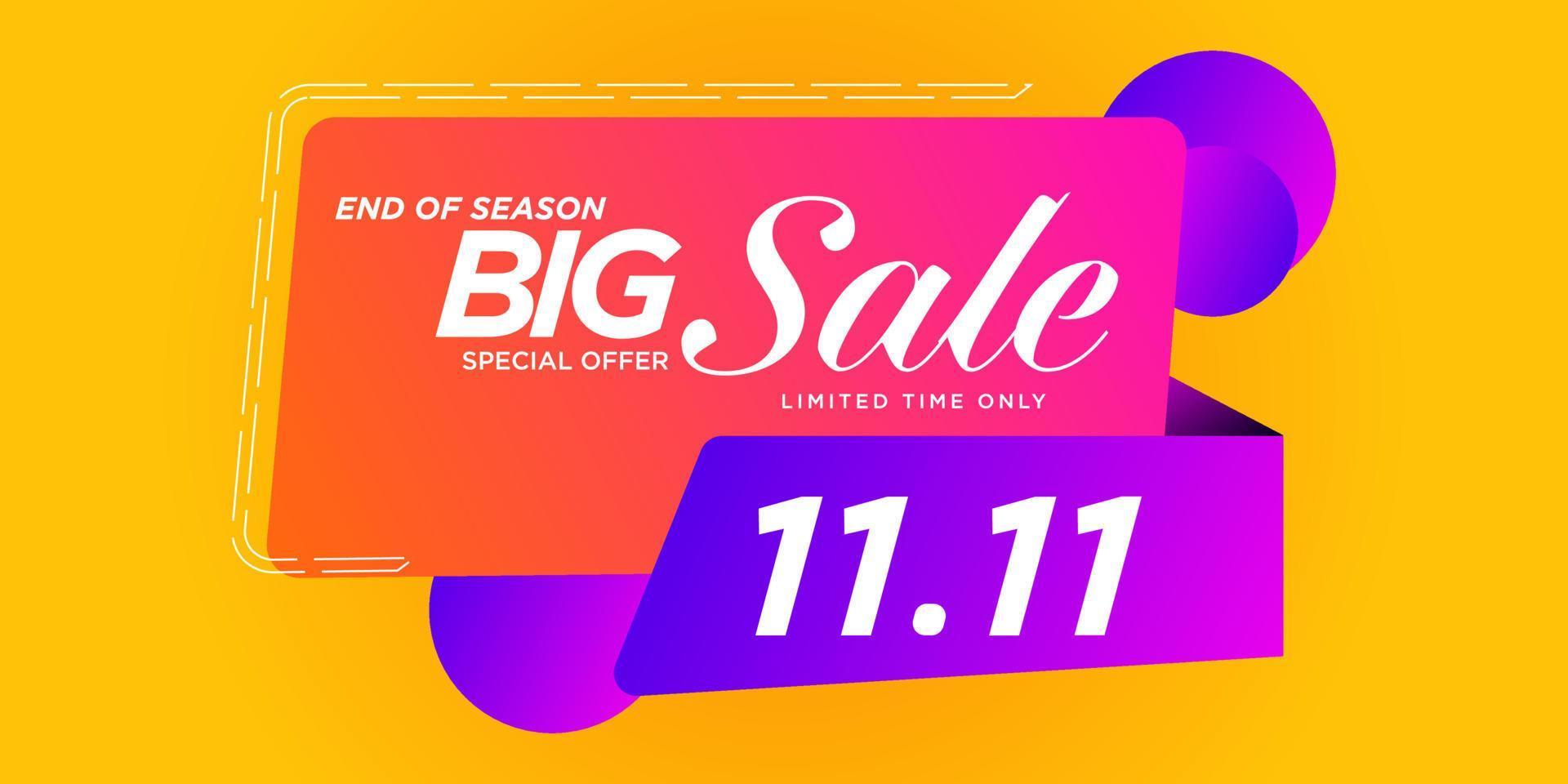 sale banner template design vector