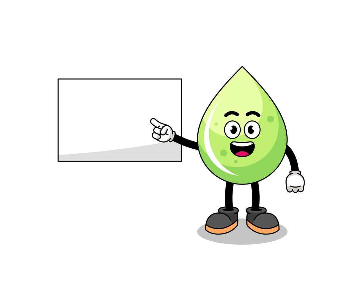 melon juice illustration doing a presentation vector