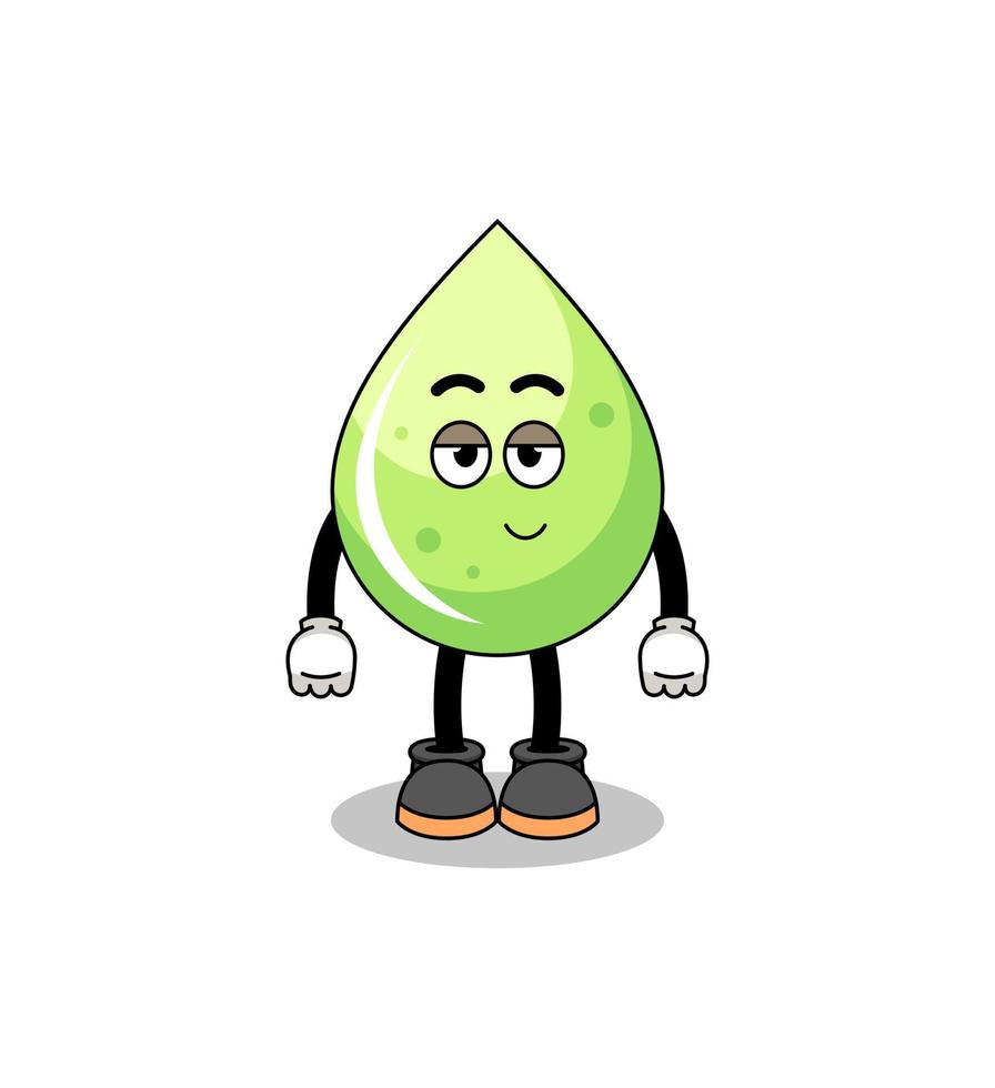 melon juice cartoon couple with shy pose vector