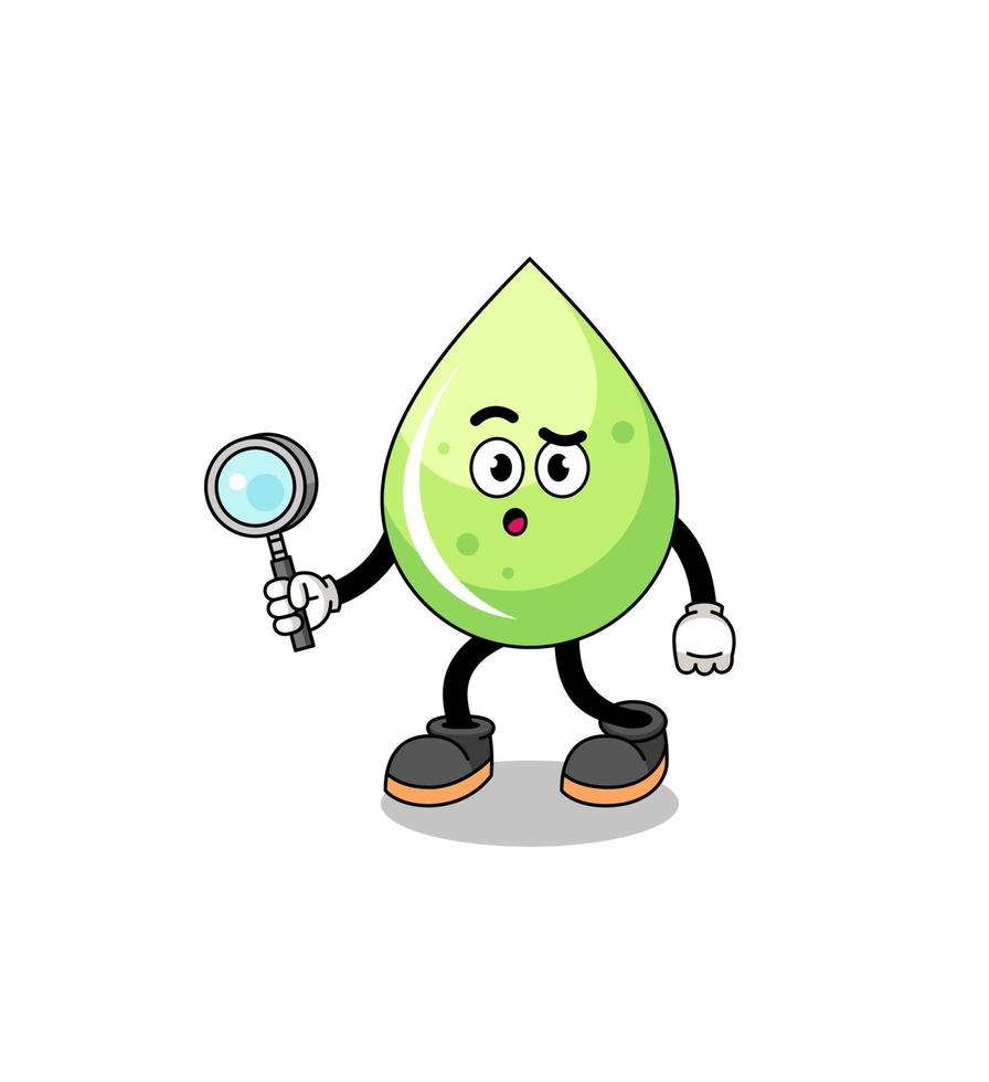 Mascot of melon juice searching vector