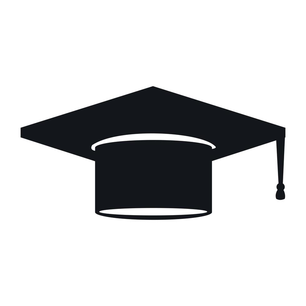Graduation cap icon vector