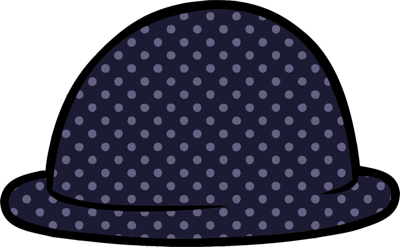 Cartoon cute british hat vector