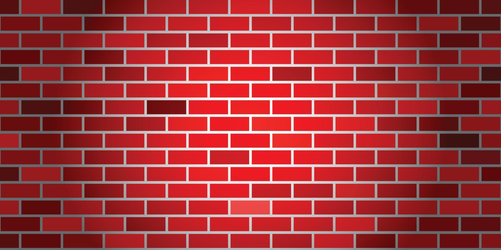 Illustration of red brick background vector