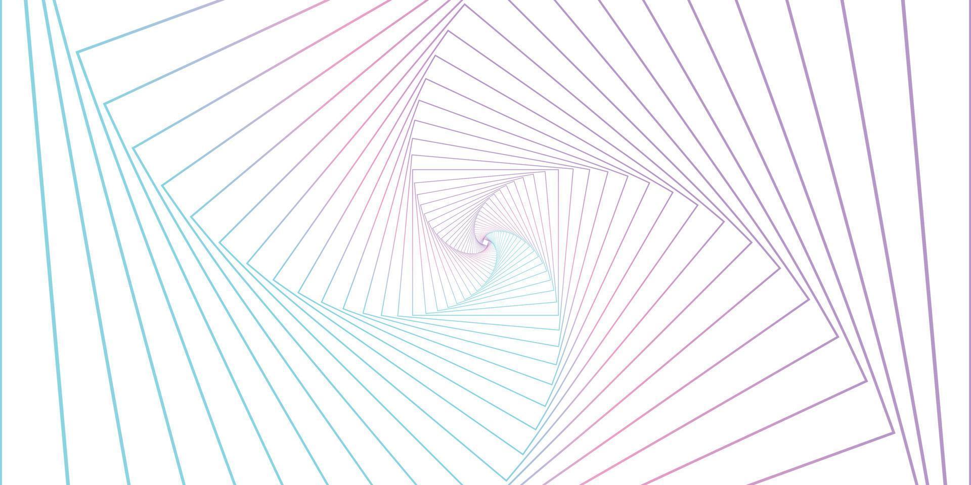 línea de colores degradados abstractos en el vector de fondo blanco