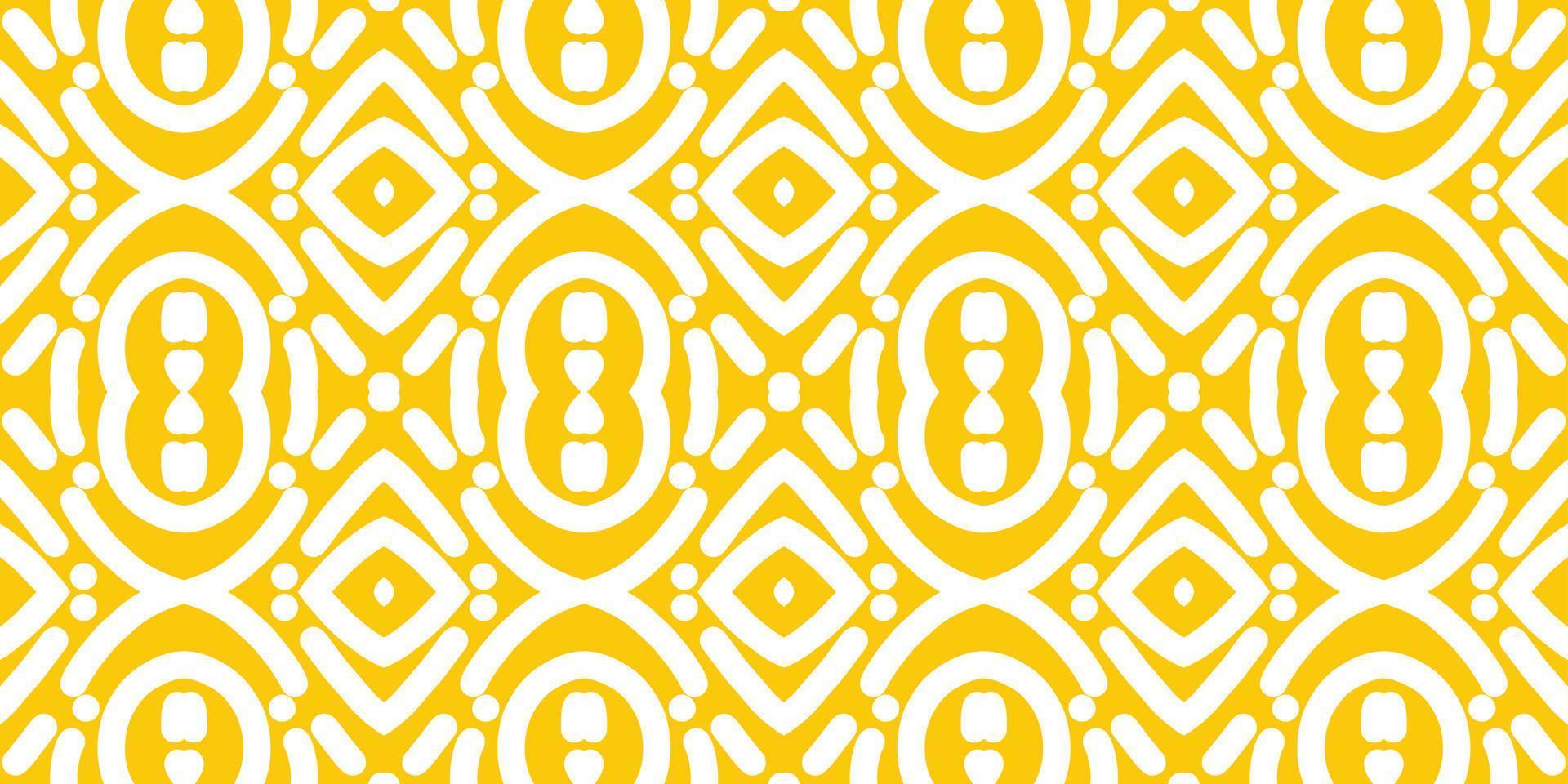 yellow background with abstract old style illustration vector