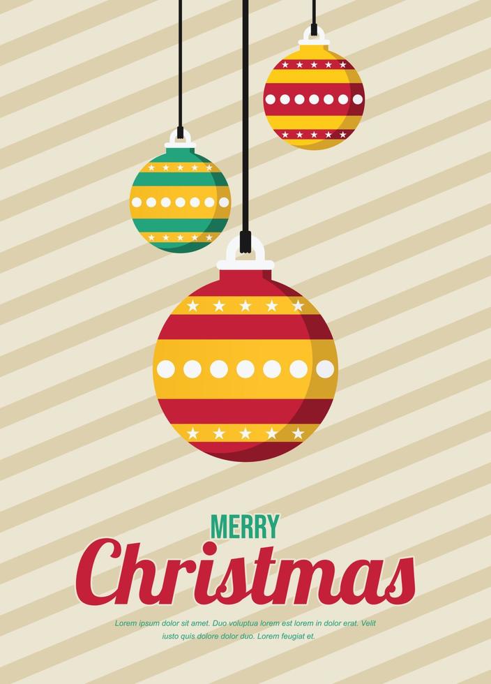 christmas background banner merry christmas greeting card vector