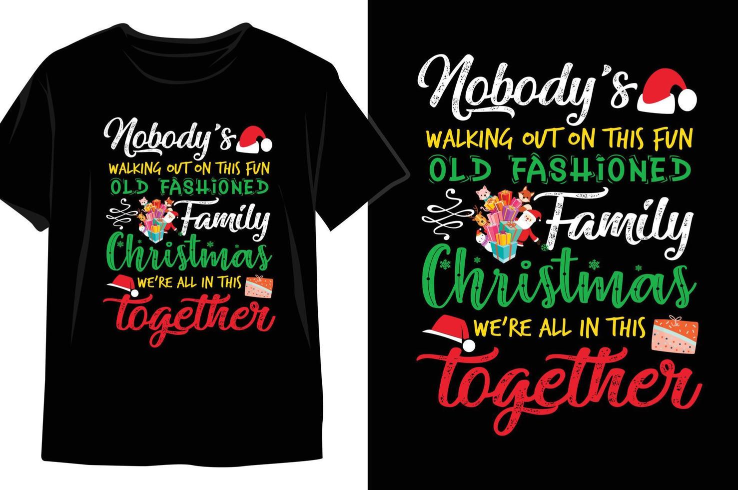 Christmas t shirt design vector