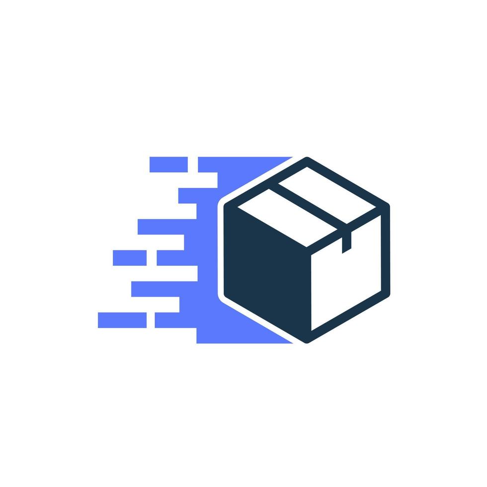 Speed Box Icon Logo Design Element vector