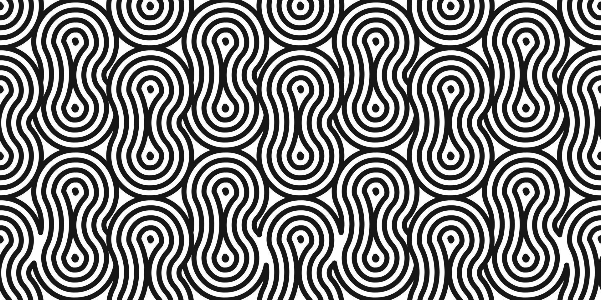 Abstract geometric circle lines. Seamless pattern background design. Vector illustration. Eps10