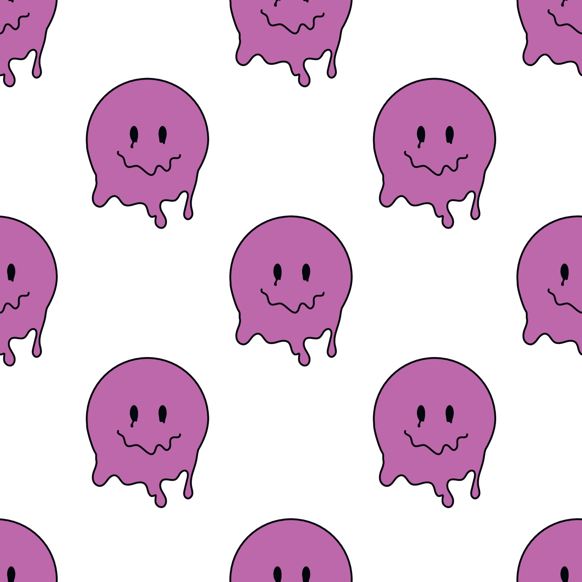 Funny smile dope faces seamless pattern. psychedelic surreal techno melt  smile background. Trippy faces, techno, melting smile face cartoon  background wallpaper concept art. Y2K aesthetic 13990969 Vector Art at  Vecteezy