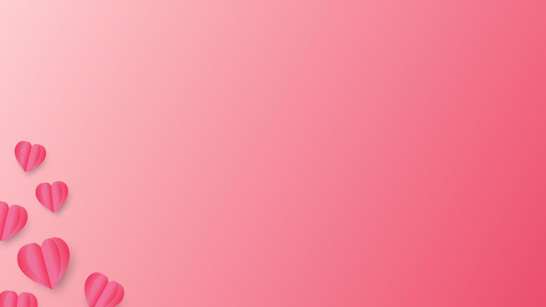heart, paper heart, heart pattern background in pink tones The number of stars in the lower left corner vector