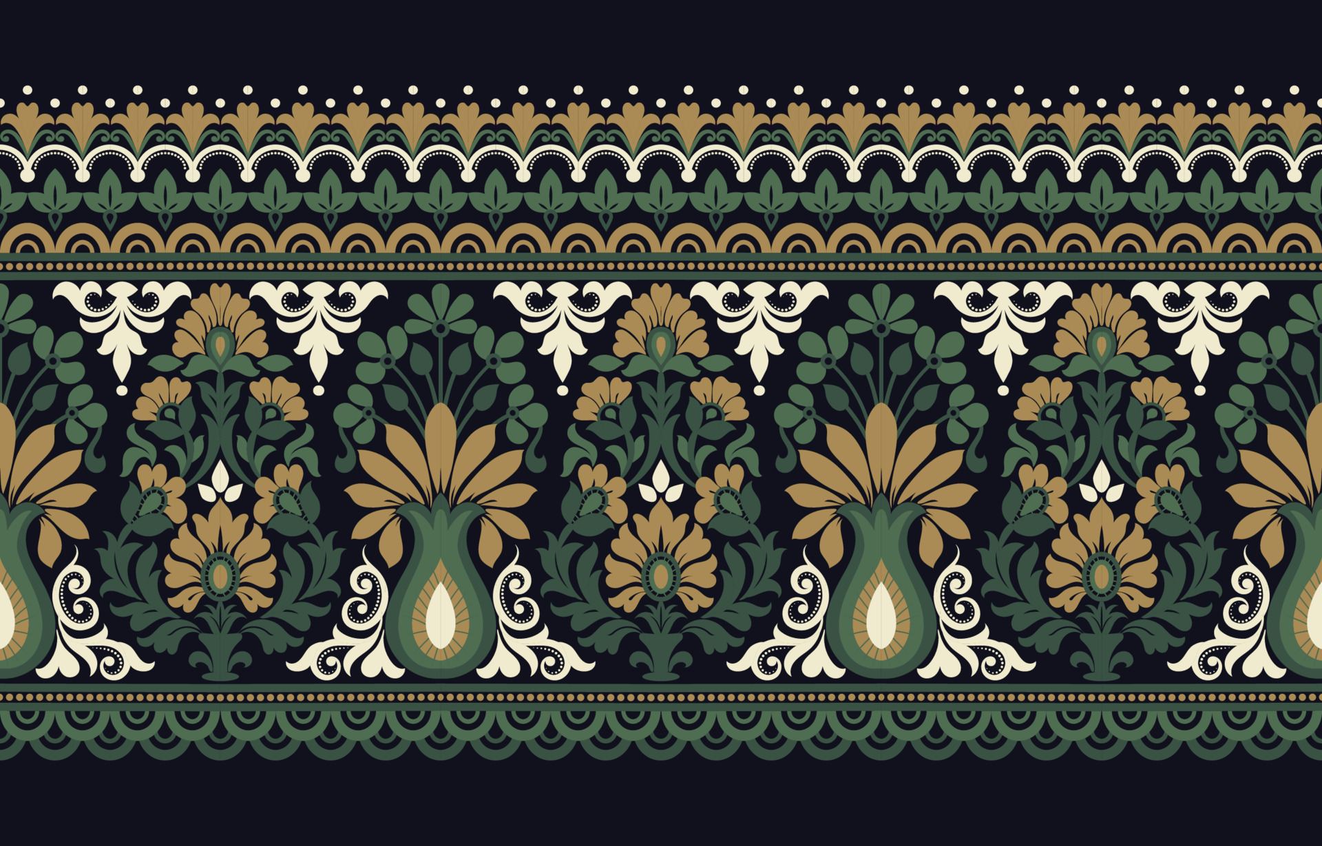 Abstract ethnic geometric pattern background design wallpaper, Indian