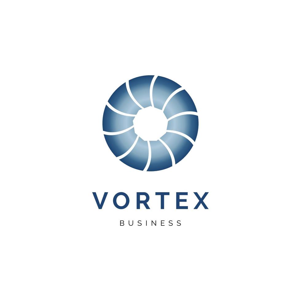 Vortex Icon Logo Design Template vector