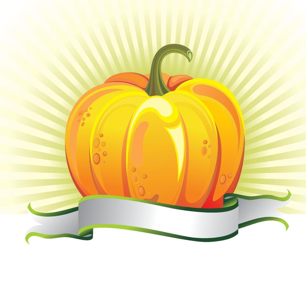 Autumn background with leaves and pumpkin  images vector