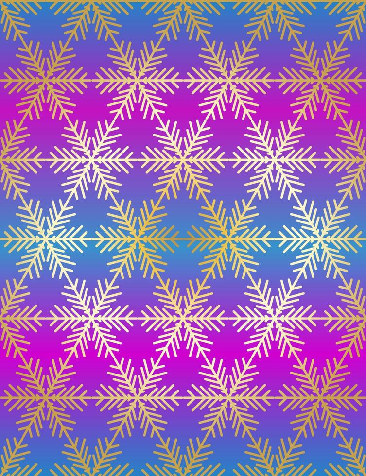 Vector Christmas card. Snowflakes background. Winter seamless pattern.
