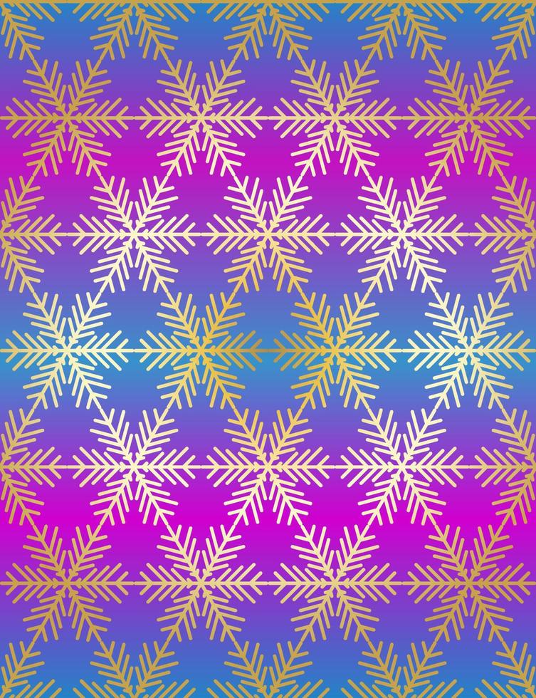 Vector Christmas card. Snowflakes background. Winter seamless pattern.