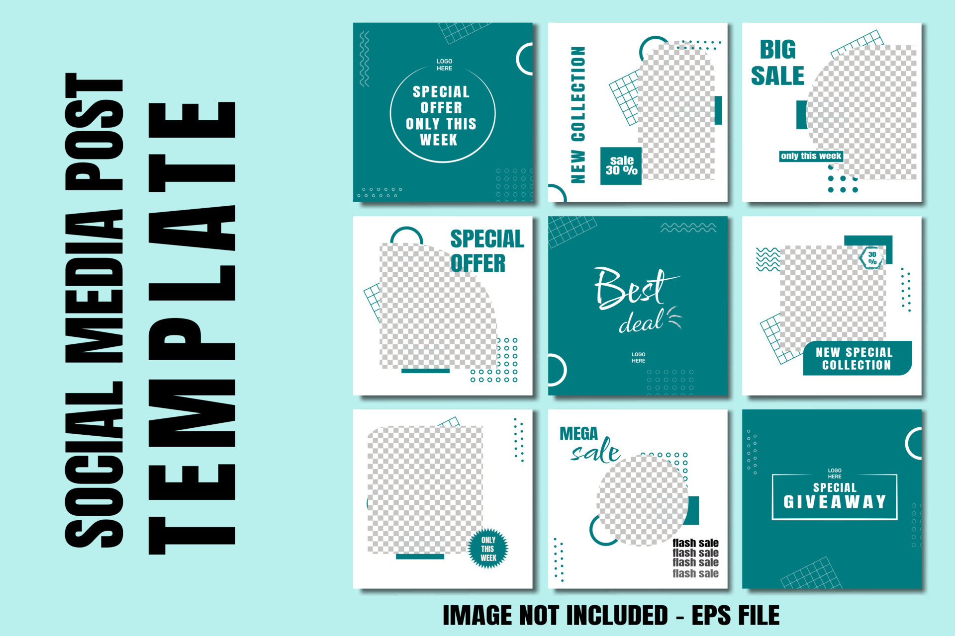 Social Media Post Feed Template 13992241 Vector Art at Vecteezy