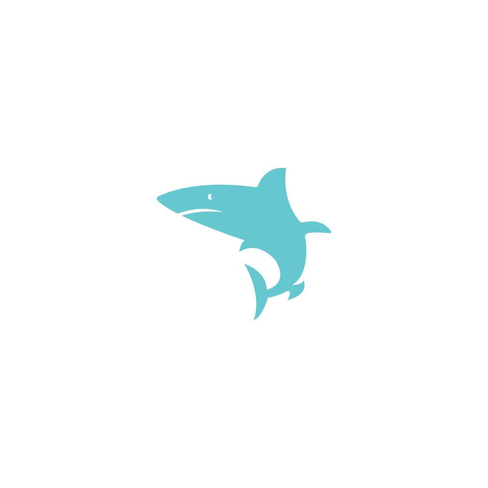 shark icon illustration vector