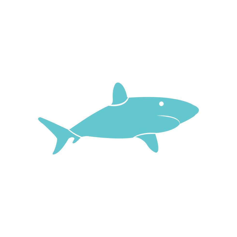 vector de ilustración de icono de tiburón