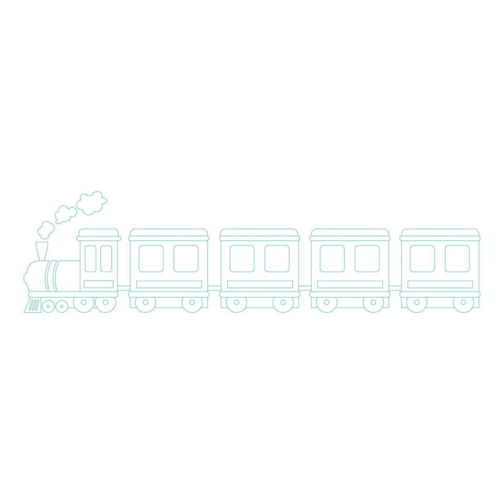 vector de ilustración de icono de tren
